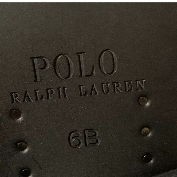 Polo Ralph Lauren Patsie Leather Tall Boots Black - Picture 9 of 10
